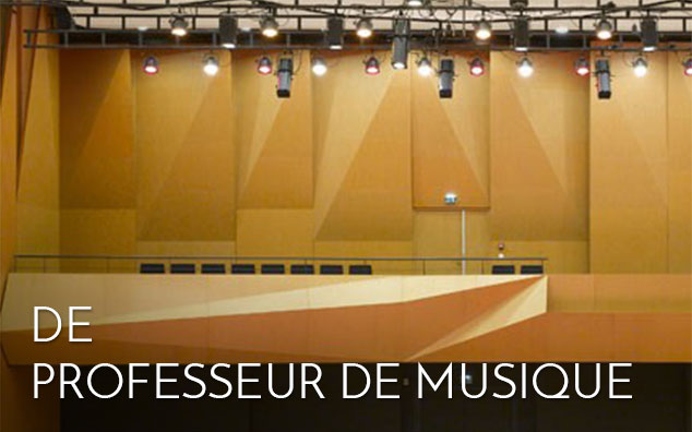 DE professeur de musique